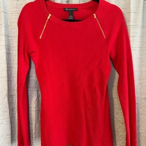 INC International Concepts Red Sweater